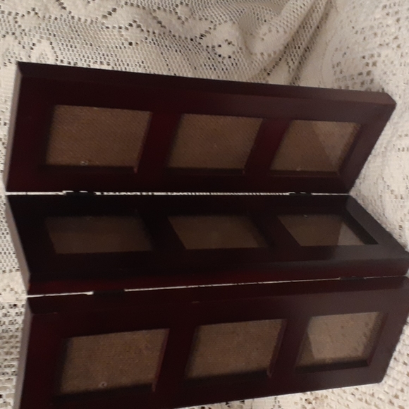 2 Cherry wood picture folding picture frames - Picture 3 of 6